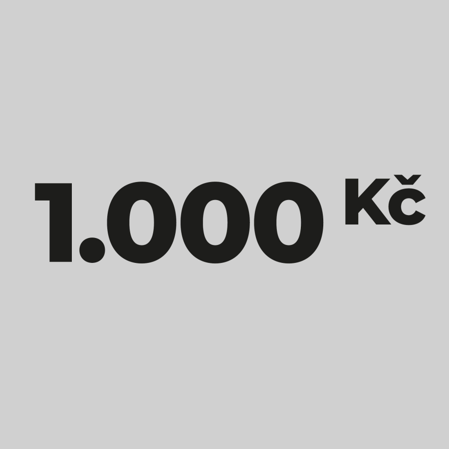 Dárkový poukaz 1000 Kč