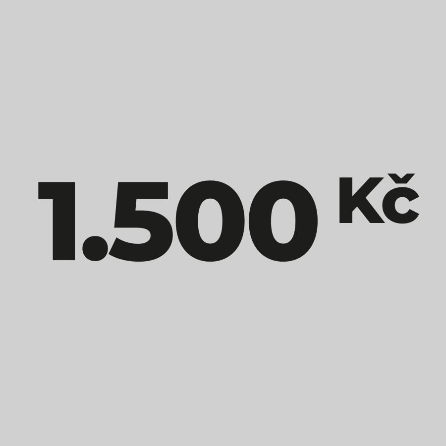 Dárkový poukaz 1500 Kč