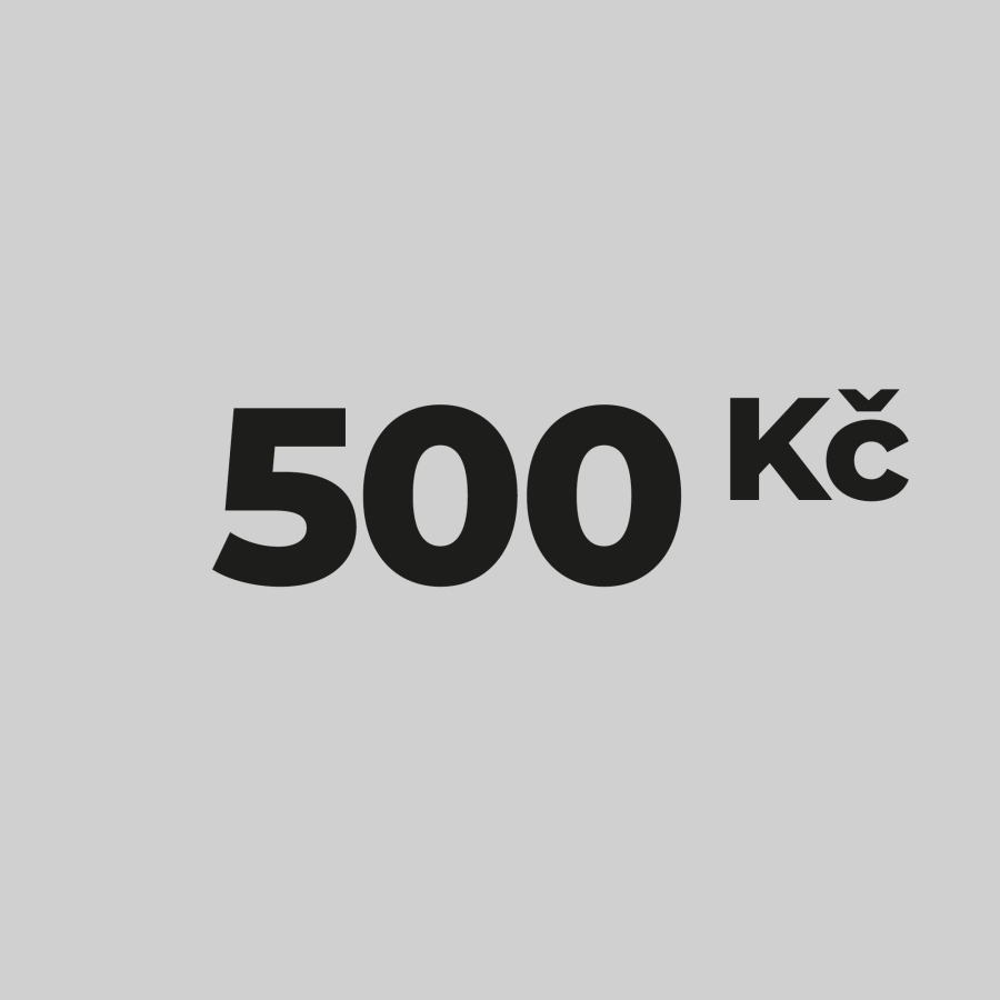 Dárkový poukaz 500 Kč