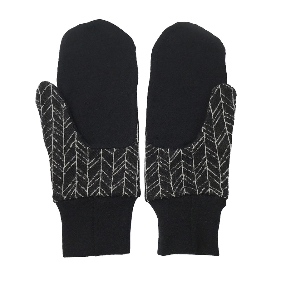 MERINO palčáky Black Line Knit, pro muže