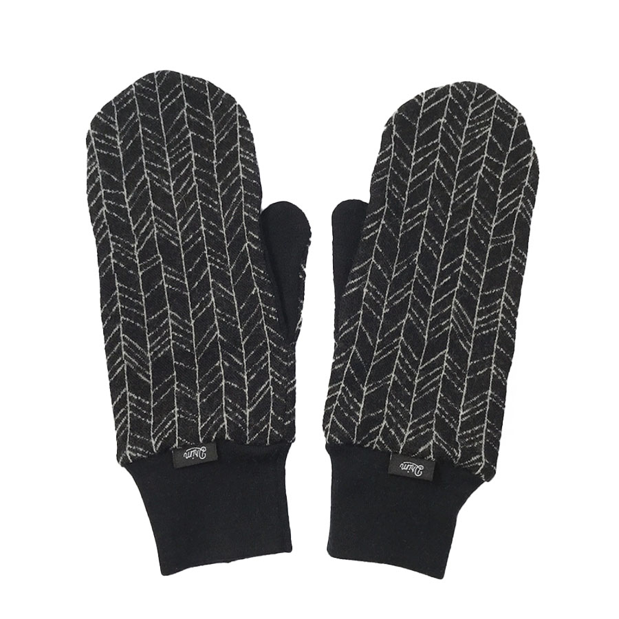 MERINO palčáky Black Line Knit, pro muže
