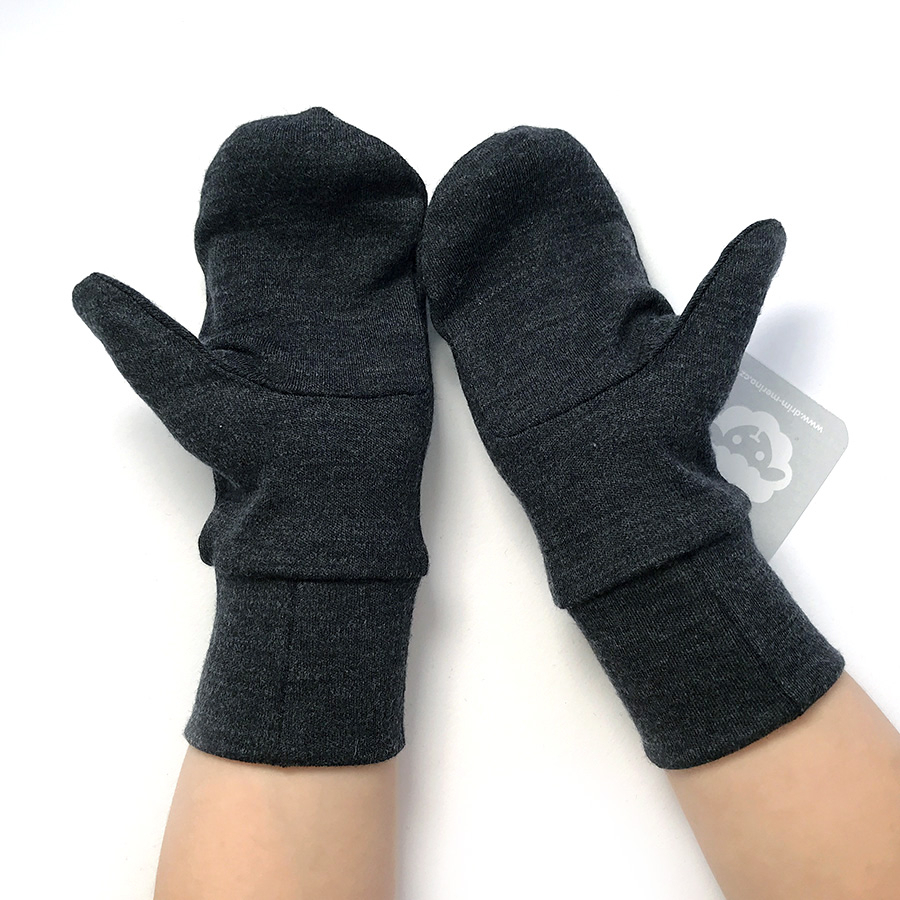 MERINO palčáky Grafit (jednovrstvé)