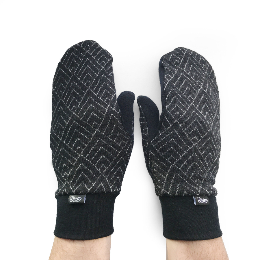 MERINO palčáky Black Karelia