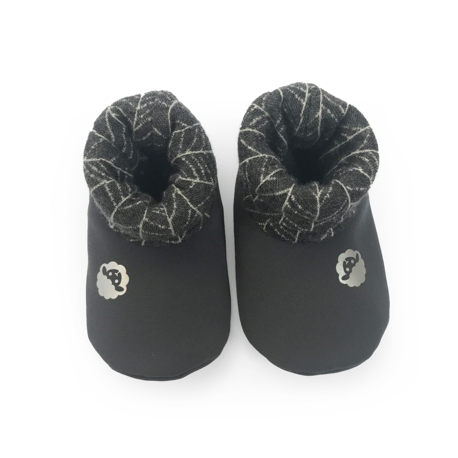 Softshelláčky MERINO soxie grey line knit