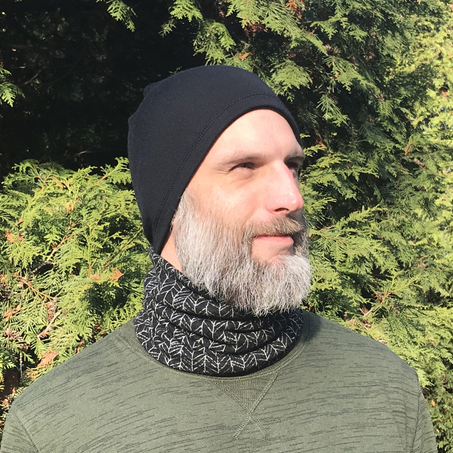 Multitunel MERINO black (pro muže)