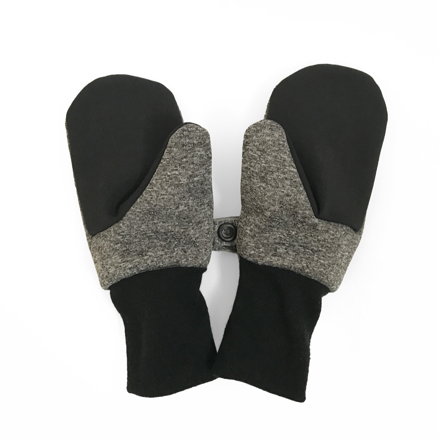 Softshelláčky MERINO palčáky ash/black