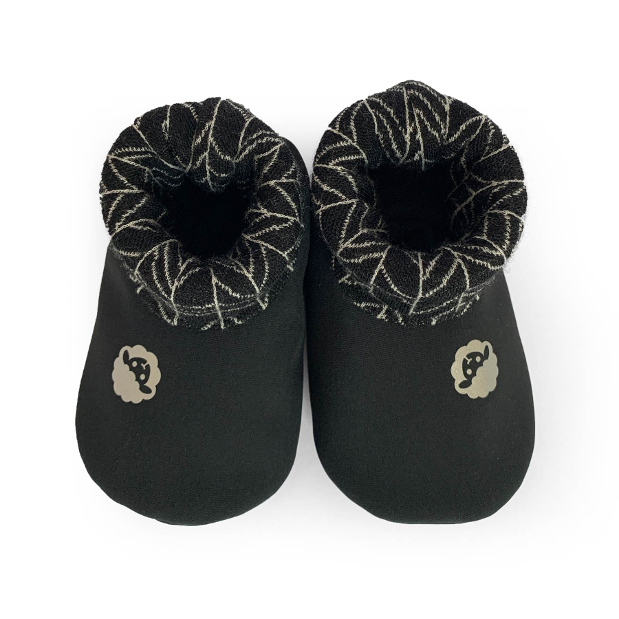 Softshelláčky MERINO soxie black line knit