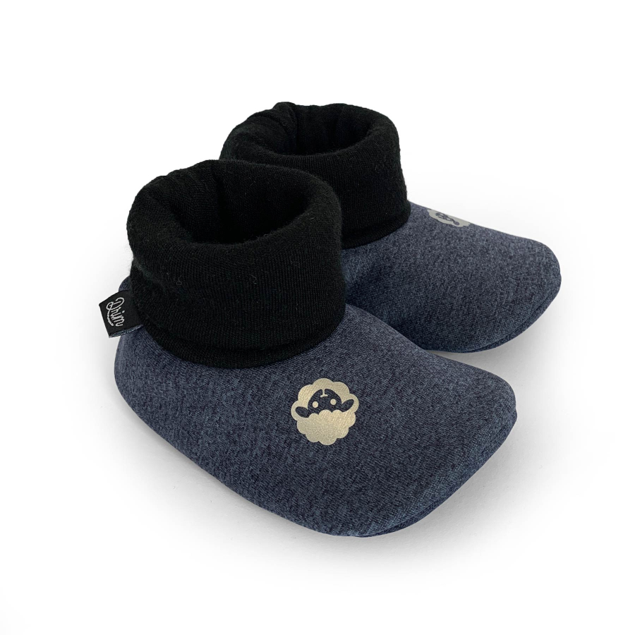 Softshelláčky MERINO soxie denim/black