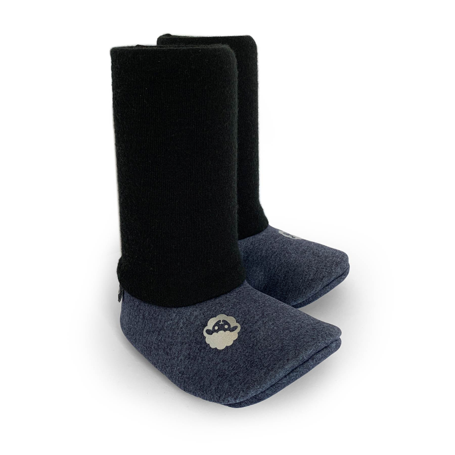 Softshelláčky MERINO soxie denim/black