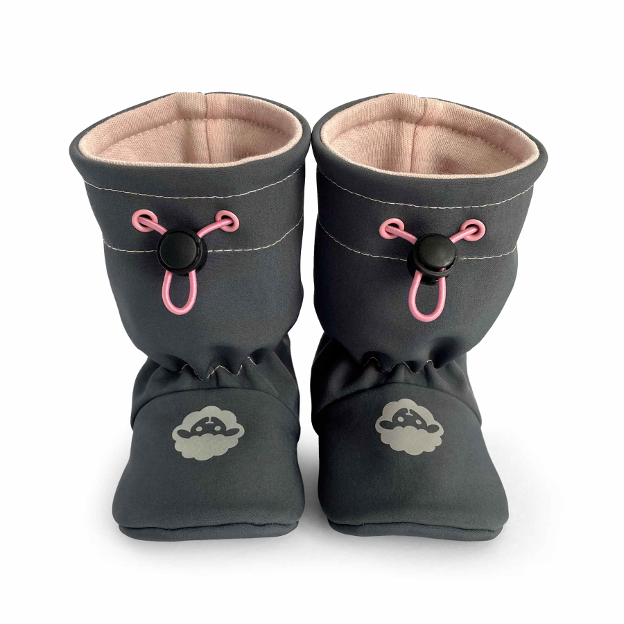 Softshelláčky MERINO classic grey/nude