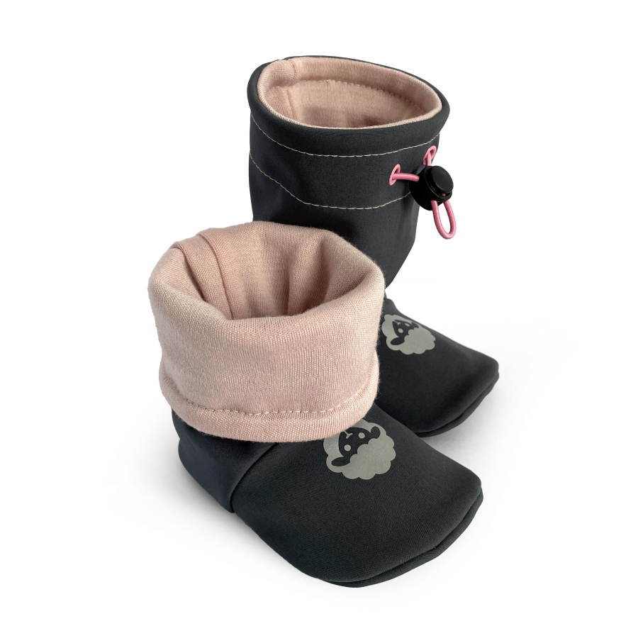 Softshelláčky MERINO classic grey/nude