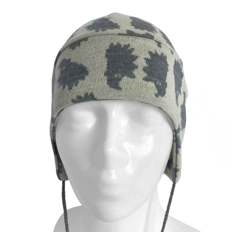 MERINO čepice ušanka Hedgehog (2-4 roky)