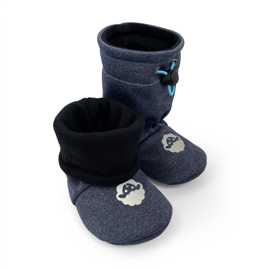 Softshelláčky MERINO classic denim/black