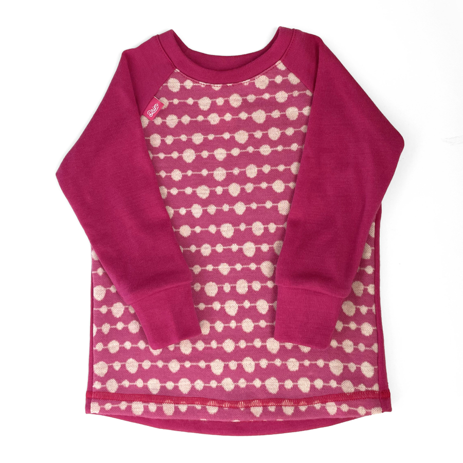 Rostoucí MERINO komplet Pink bubbles