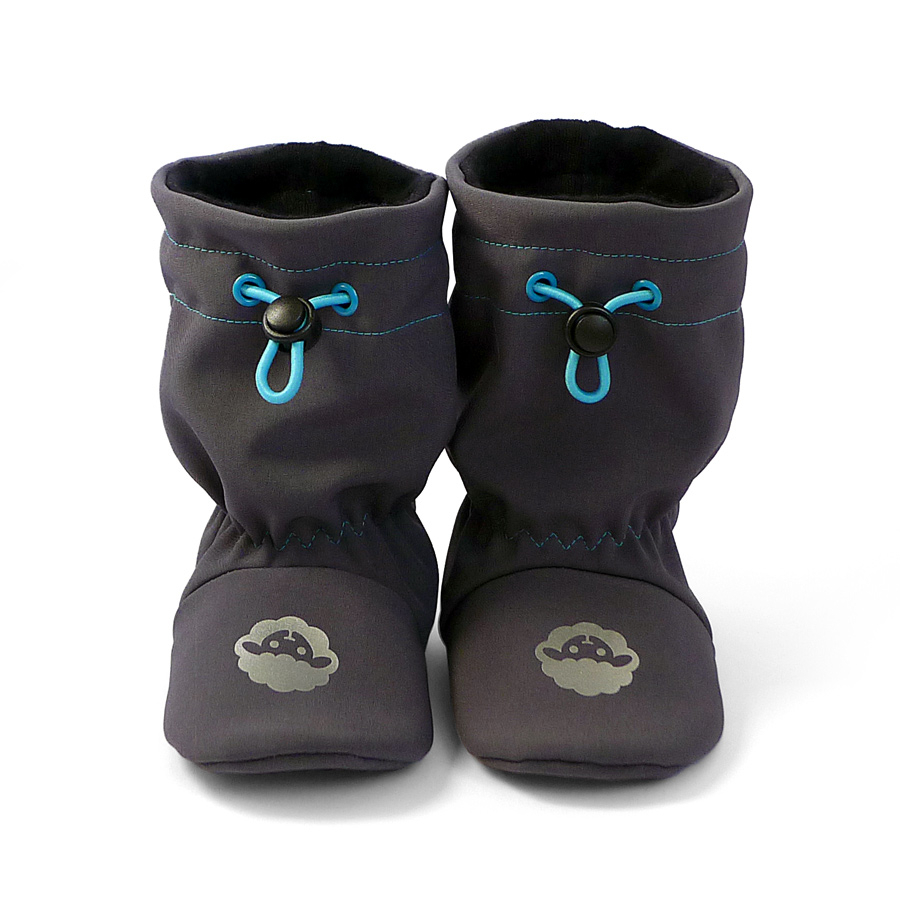 Softshelláčky MERINO classic grey/black