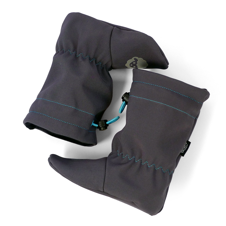 Softshelláčky MERINO classic grey/black