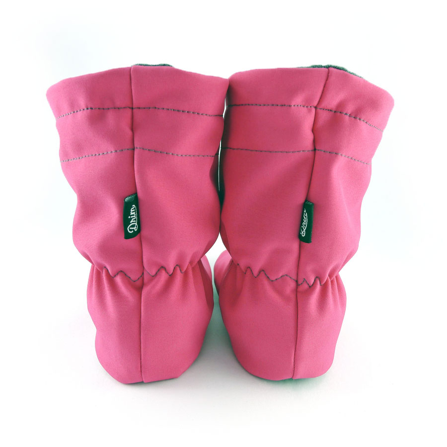 Softshelláčky MERINO classic pink/grafit