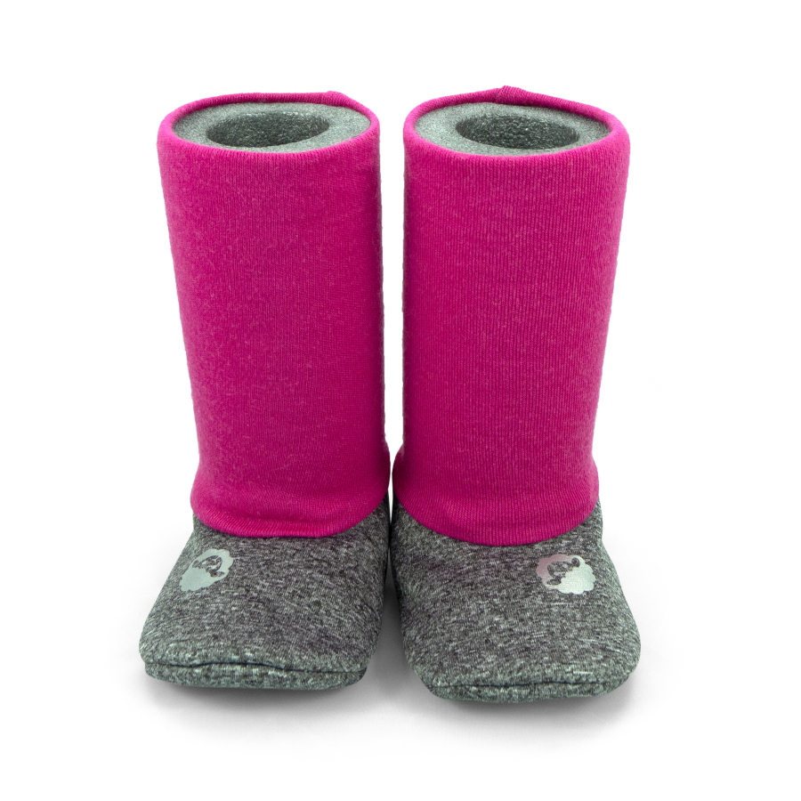 Softshelláčky MERINO soxie ash/pink