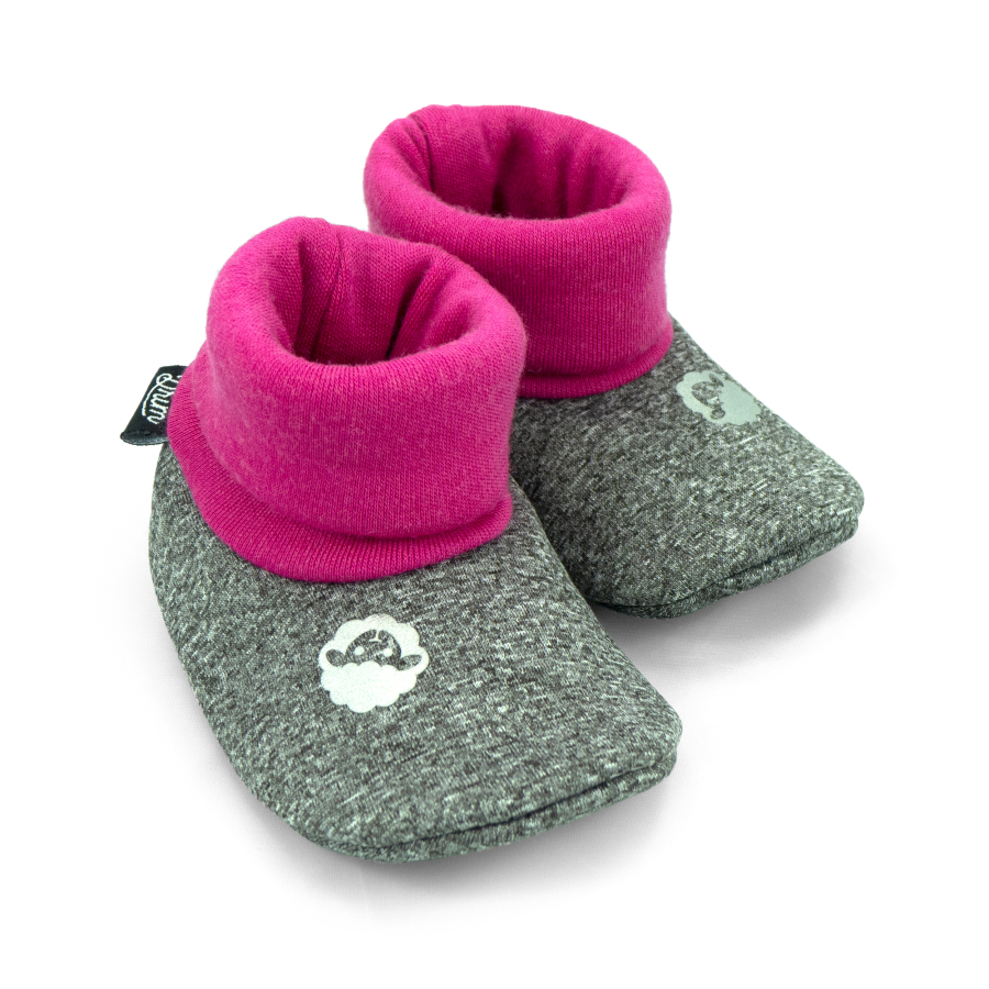 Softshelláčky MERINO soxie ash/pink