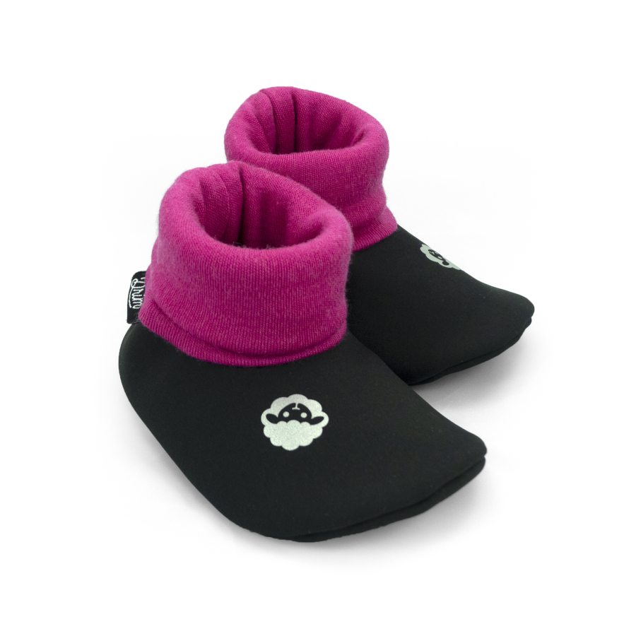 Softshelláčky MERINO soxie black/pink