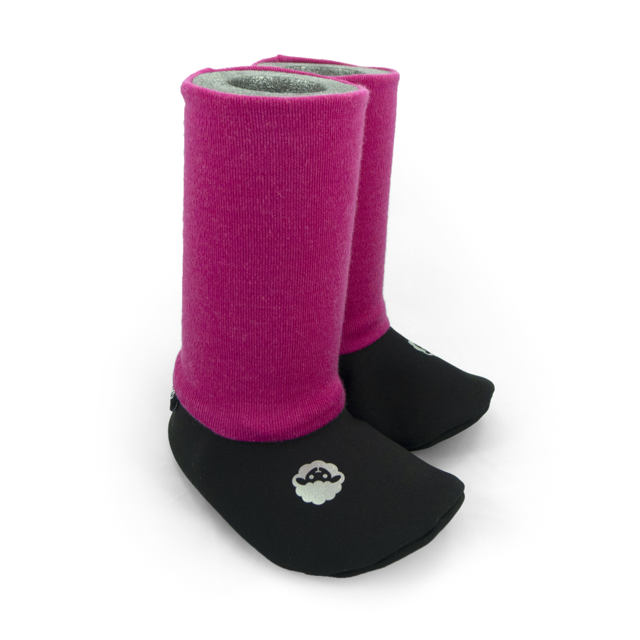 Softshelláčky MERINO soxie black/pink