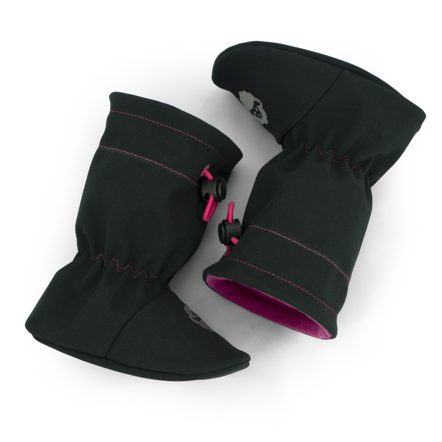 Softshelláčky MERINO classic black/pink