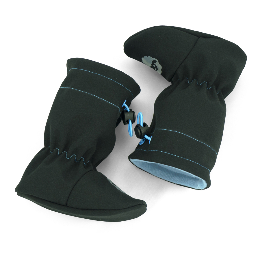 Softshelláčky MERINO classic black/sky