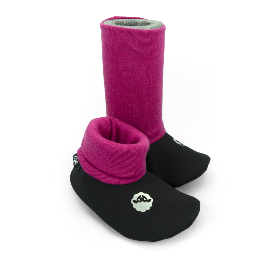 Softshelláčky MERINO soxie black/pink